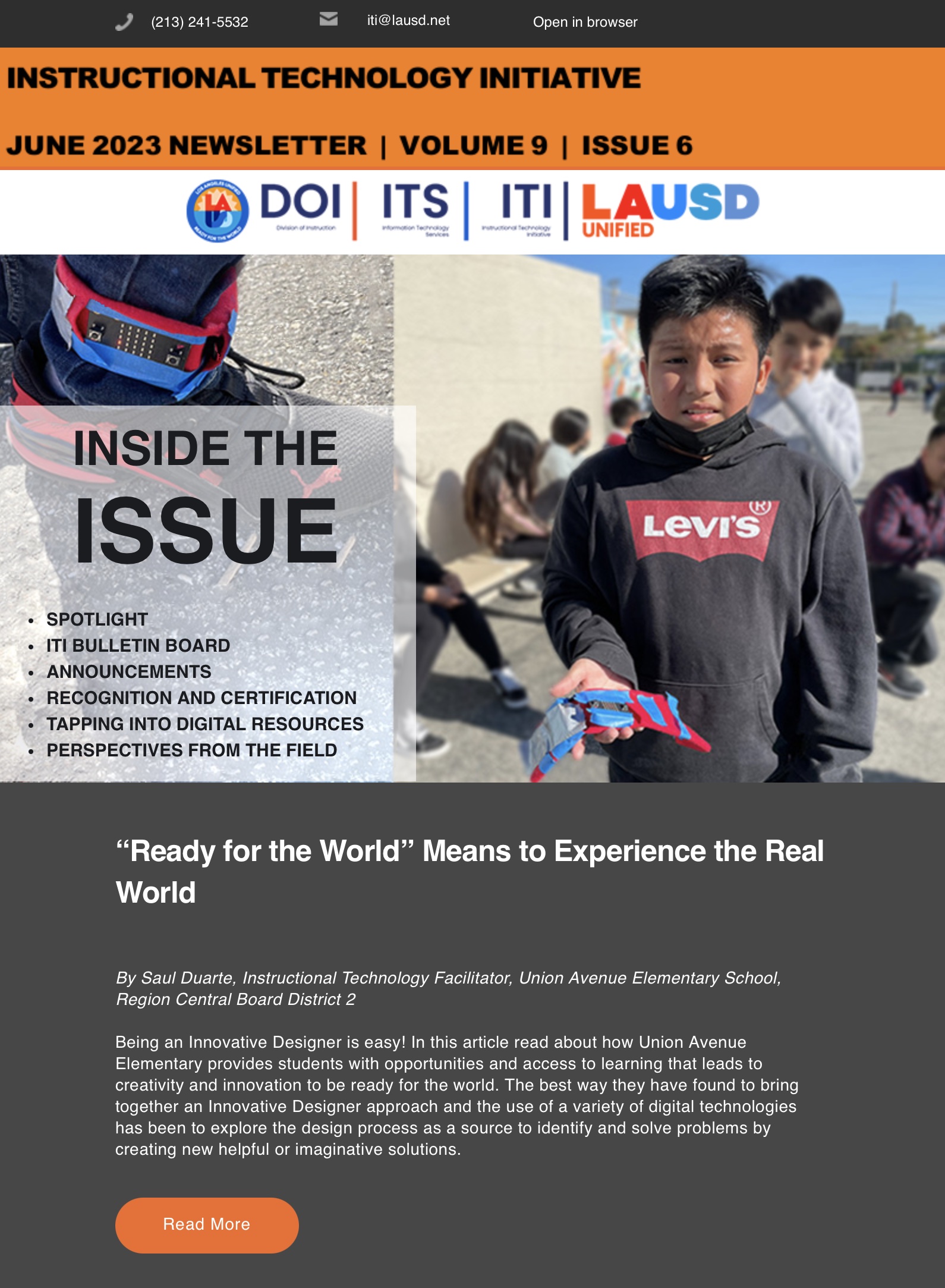 ITI Newsletter
  image